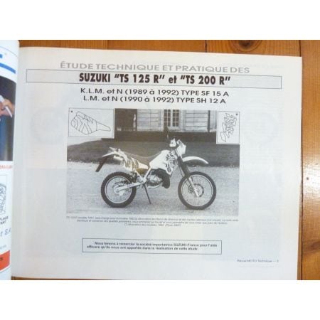 ZZR1100 TS125 Revue Technique moto Kawasaki Suzuki