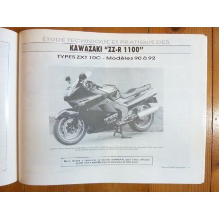 ZZR1100 TS125 Revue Technique moto Kawasaki Suzuki
