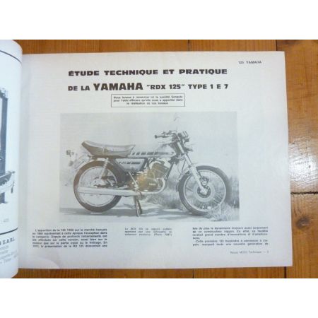 125RDX 1000 Revue Technique moto Laverda Yamaha