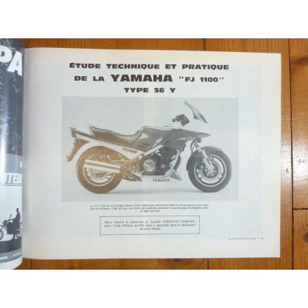 VF400 VF500 FJ1100 Revue Technique moto Honda Yamaha