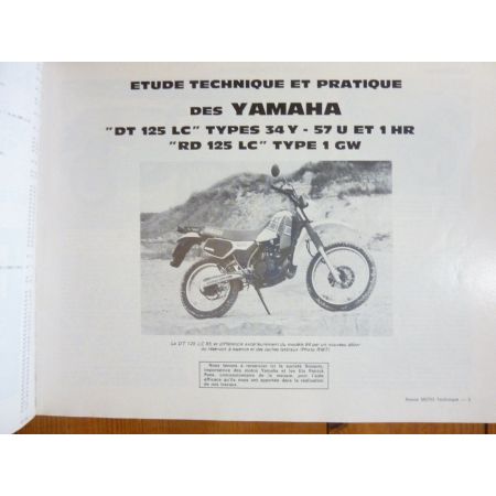 DT RD125 KLR600 Revue Technique moto Kawasaki Yamaha