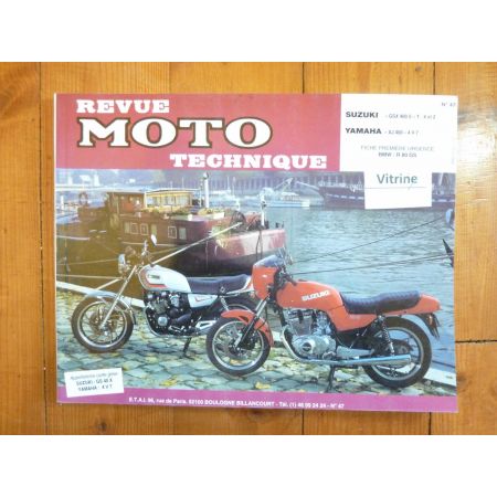GSX400 XJ400 Revue Technique moto Yamaha Suzuki