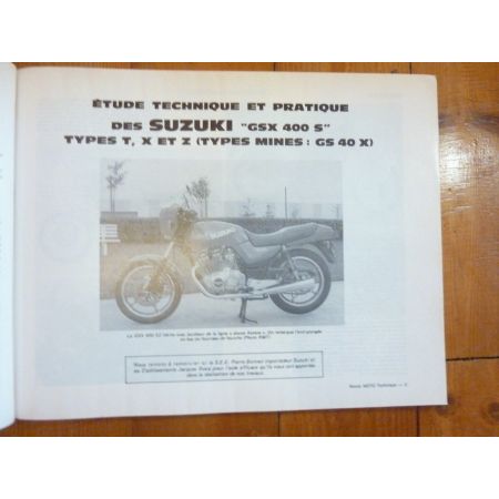 GSX400 XJ400 Revue Technique moto Yamaha Suzuki