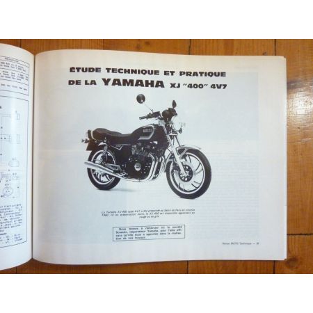 GSX400 XJ400 Revue Technique moto Yamaha Suzuki