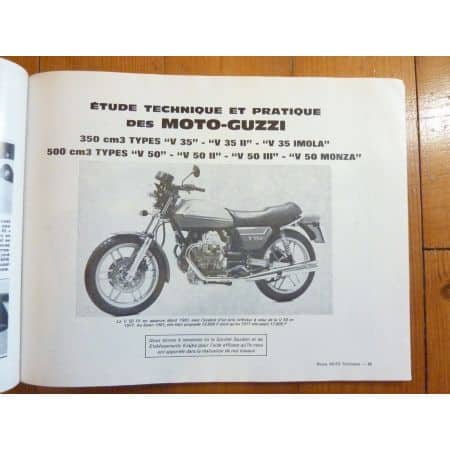 RD80 DT80 V35 V50 Revue Technique moto Guzzi Yamaha