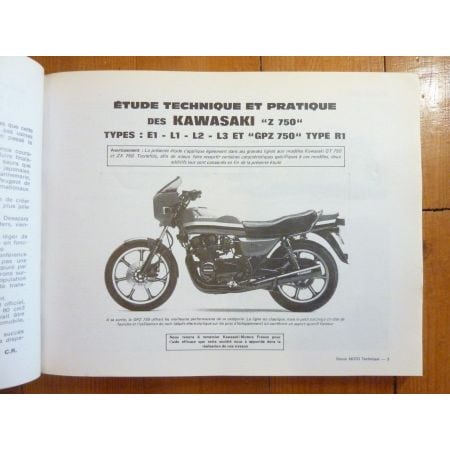 WR Z ZX GPZ Revue Technique moto Husqvarna Kawasaki