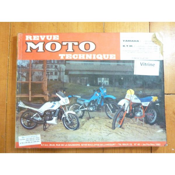 125 240GS 125DT RD Revue Technique moto Ktm Yamaha