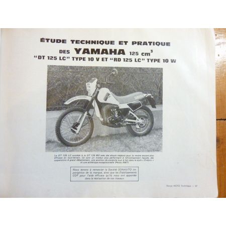 125 240GS 125DT RD Revue Technique moto Ktm Yamaha
