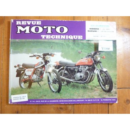 XLS125GS750 Revue Technique moto Honda Suzuki