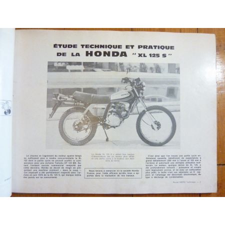 XLS125GS750 Revue Technique moto Honda Suzuki