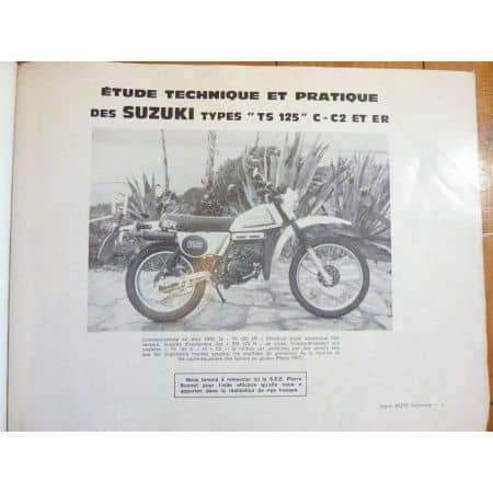 TS125 XS1100 Revue Technique moto Suzuki Yamaha