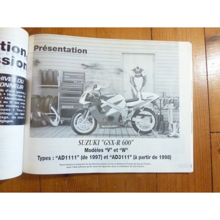 BN125 GSXR600 Revue Technique moto Kawasaki Suzuki