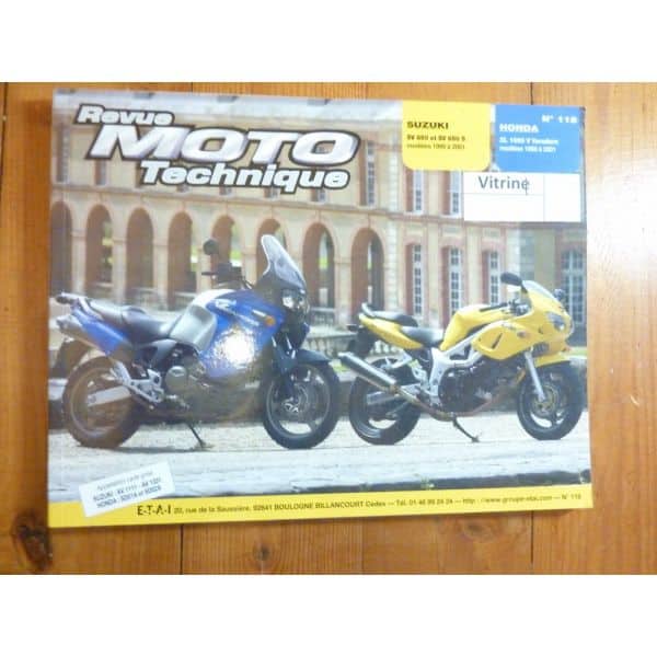 SV650 Varadero Revue Technique moto Honda Suzuki