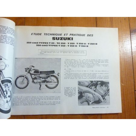Av 250 350 V7 Revue Technique moto Guzzi Motobecane Suzuki
