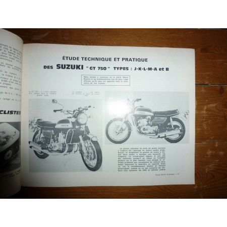 TY125 GT750 Revue Technique moto Suzuki Yamaha