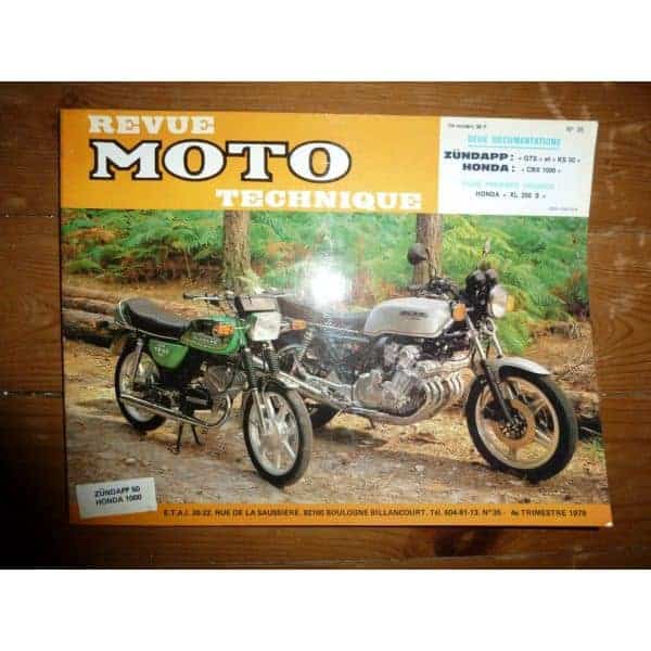 GTS KS50 CBX1000 Revue Technique moto Honda Zundapp