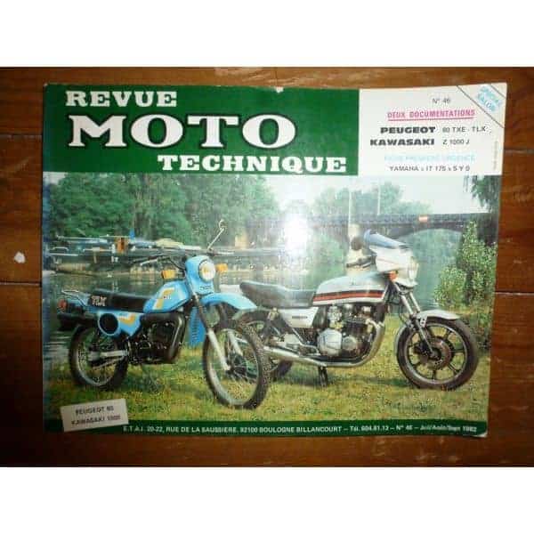 80TXE TLX Z1000J Revue Technique moto Kawasaki Peugeot