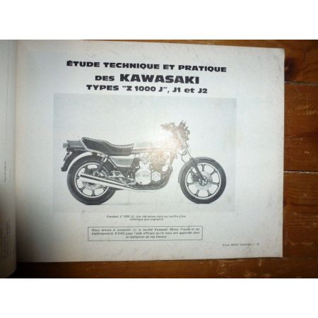 80TXE TLX Z1000J Revue Technique moto Kawasaki Peugeot