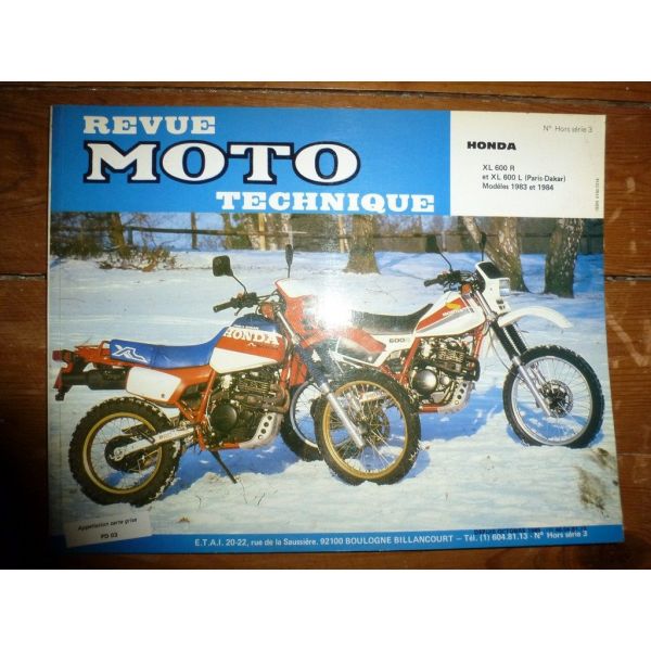 XL600 Revue Technique moto Honda
