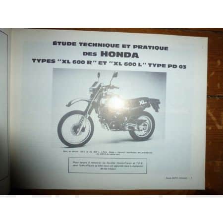 XL600 Revue Technique moto Honda
