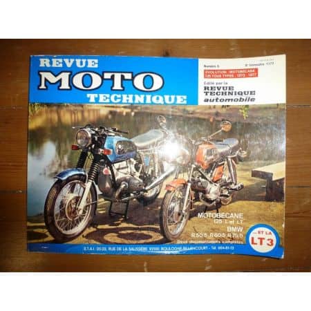 125 L LT R50 R60 R75 Revue Technique moto Bmw Motobecane