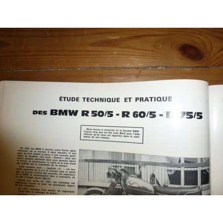 125 L LT R50 R60 R75 Revue Technique moto Bmw Motobecane