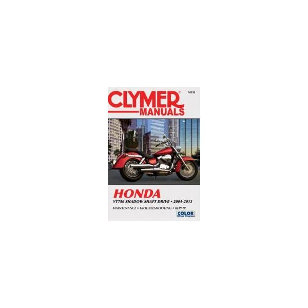 VT750 04-13 Revue technique Clymer HONDA Anglais
