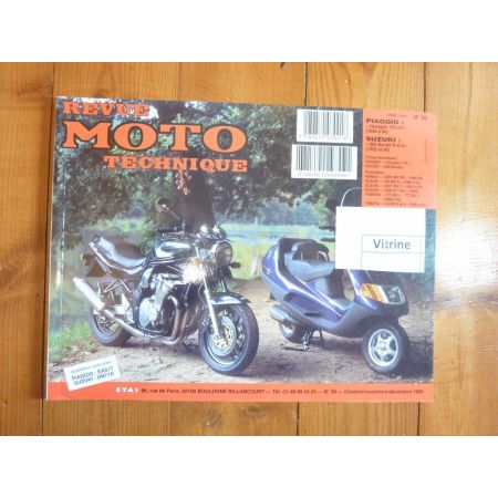 Hexagon 125 Bandit 600 Revue Technique moto Piaggio Suzuki