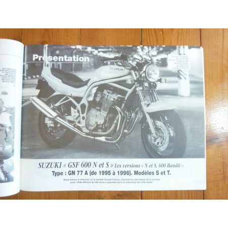 Hexagon 125 Bandit 600 Revue Technique moto Piaggio Suzuki