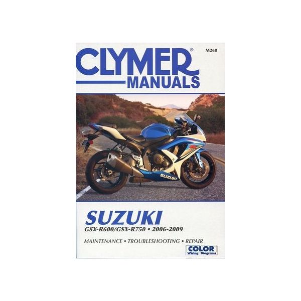 GSXR 600 750 06-09 Revue technique Clymer SUZUKI Anglais