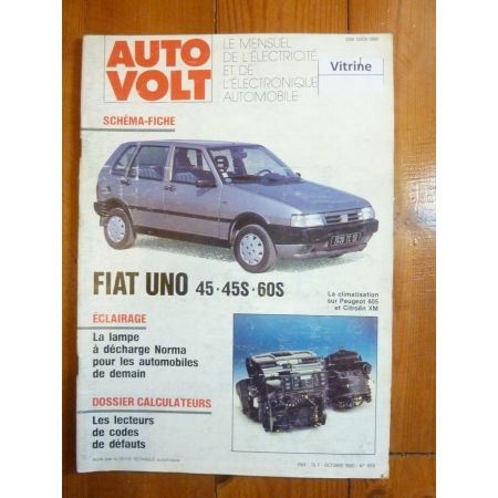 Uno 45 45S 60S Revue Technique Electronic Auto Volt Fiat