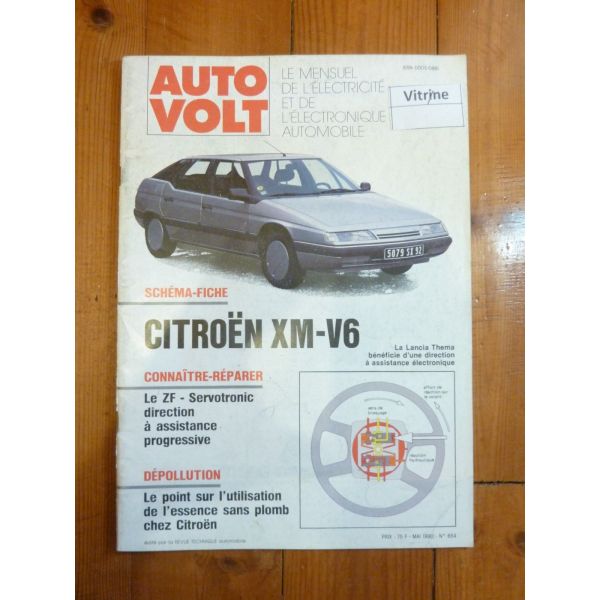 XM V6 Revue Technique Electronic Auto Volt Citroen