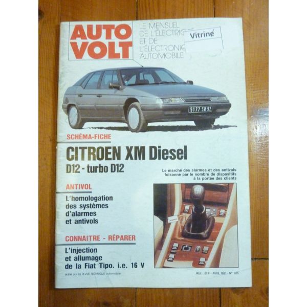 XM D12 Revue Technique Electronic Auto Volt Citroen