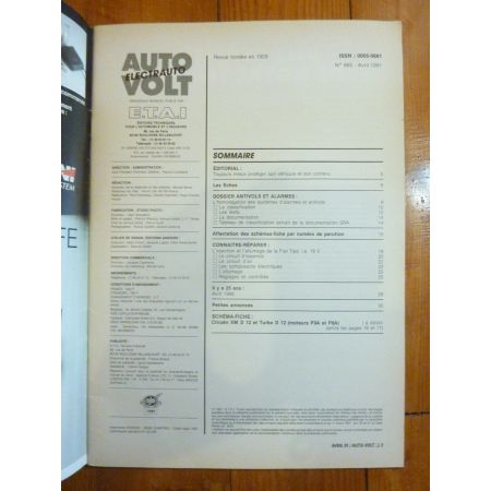 XM D12 Revue Technique Electronic Auto Volt Citroen