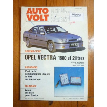 Vectra 1.6 2.0 Revue Technique Electronic Auto Volt Opel