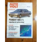 605 2L Revue Technique Electronic Auto Volt Peugeot