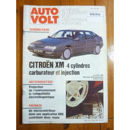 XM 4 cyl Revue Technique Electronic Auto Volt Citroen