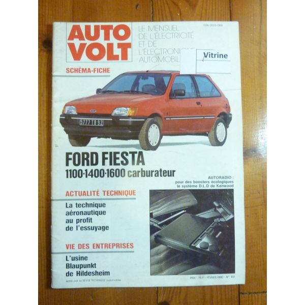 Fiesta carbu Revue Technique Electronic Auto Volt Ford