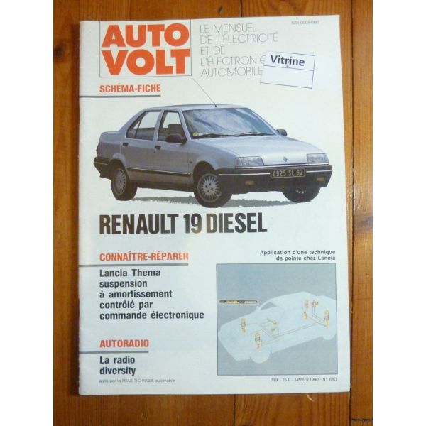 R19 Die Revue Technique Electronic Auto Volt Renault