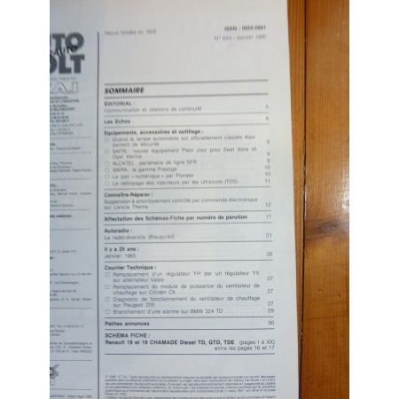 R19 Die Revue Technique Electronic Auto Volt Renault