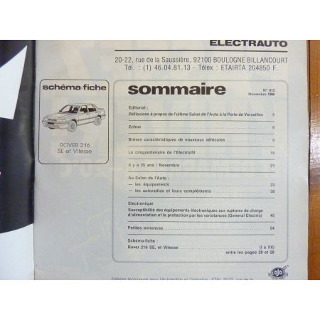 216 Se Vites Revue Technique Electronic Auto Volt Rover