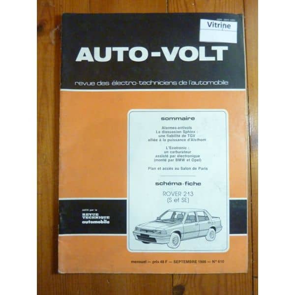 213 S-SE Revue Technique Electronic Auto Volt Rover