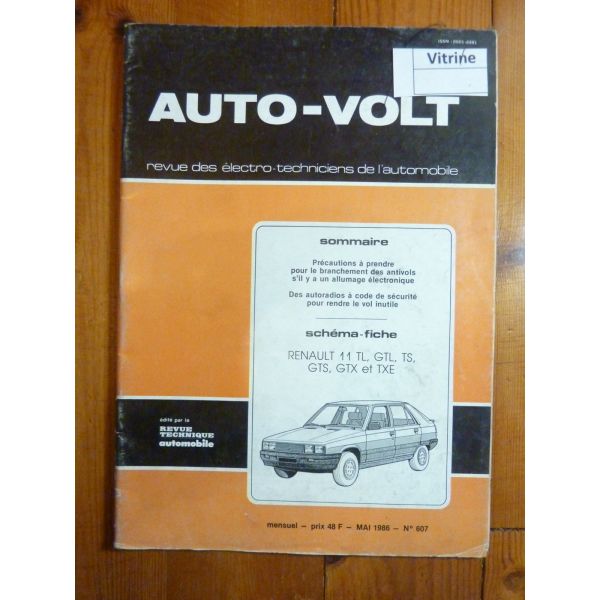 R11 Revue Technique Electronic Auto Volt Renault