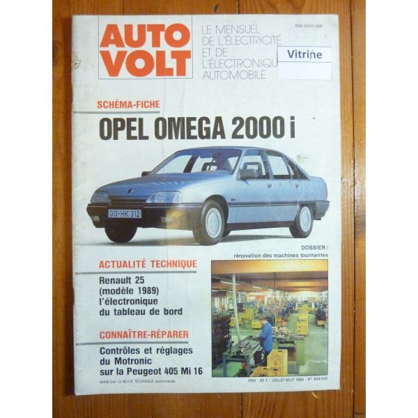 Omega 2000i Revue Technique Electronic Auto Volt Opel