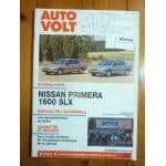 Primera 1.6 SLX Revue Technique Electronic Auto Volt Nissan
