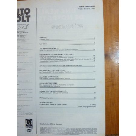 ZX Die Revue Technique Electronic Auto Volt Citroen