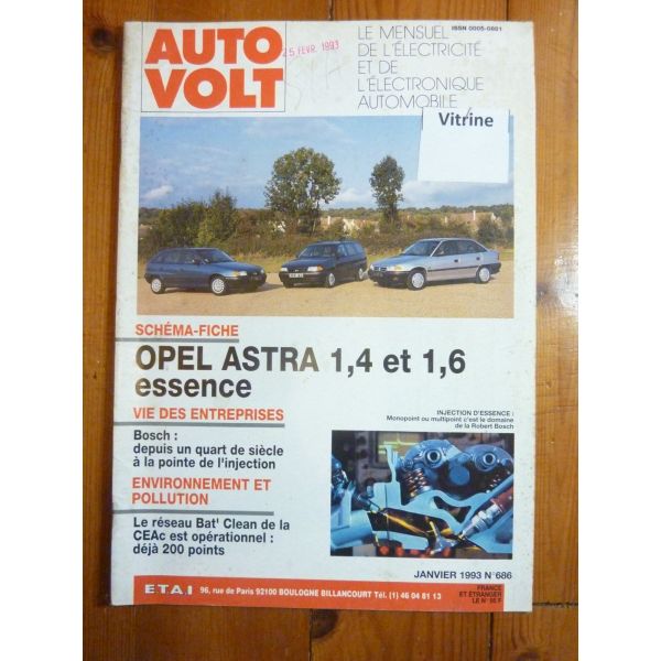 Astra Ess Revue Technique Electronic Auto Volt Opel