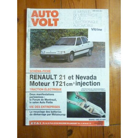 R21 1721 inj Revue Technique Electronic Auto Volt Renault