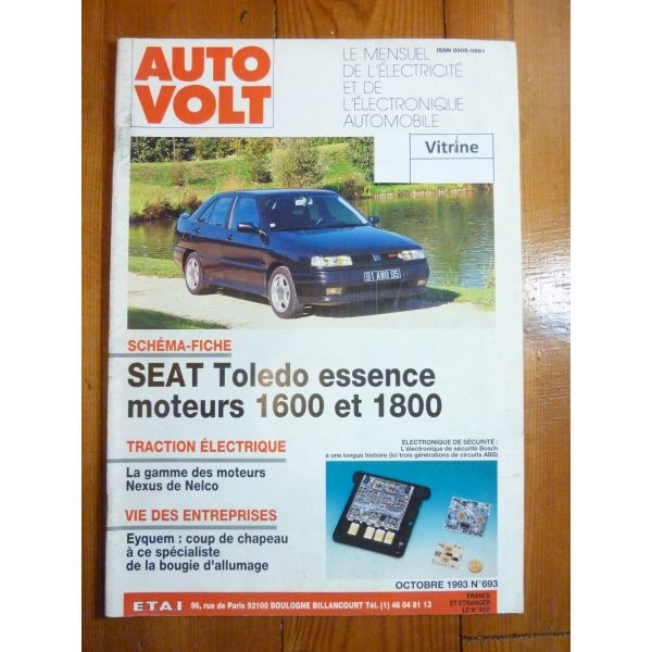 Toledo 1.6 1.8 Revue Technique Electronic Auto Volt Seat