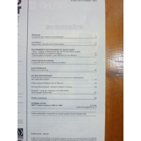 Toledo 1.6 1.8 Revue Technique Electronic Auto Volt Seat